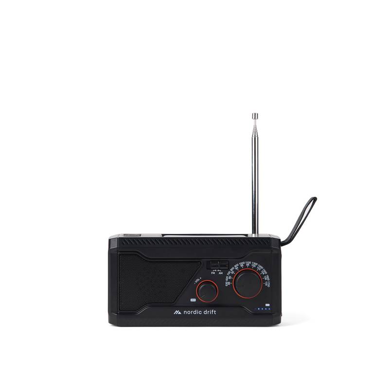 Nordic Drift Titan IPX4 multifunkčné rádio 4000 mAh, čierna Nordic Drift Titan IPX4 multifunkčné rádio 4000 mAh, čierna