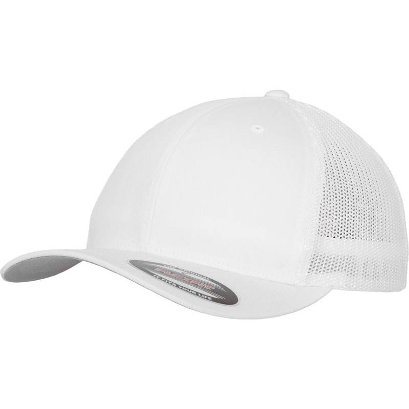Flexfit | 6511, Sieťovaná šiltovka Flexfit Trucker, biela, onesize Flexfit | 6511, Sieťovaná šiltovka Flexfit Trucker, biela, onesize