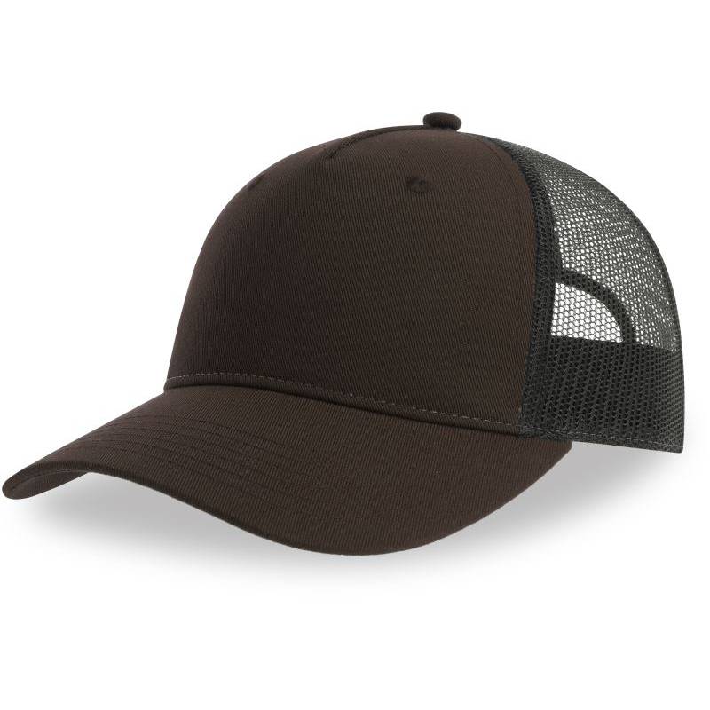 Atlantis | Zion, 5 panelová Trucker šiltovka, hnedá - čierna, onesize Atlantis | Zion, 5 panelová Trucker šiltovka, hnedá - čierna, onesize