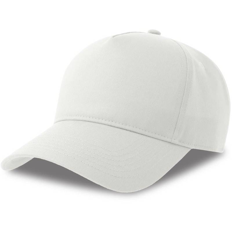 Atlantis | Egon, 5 panelová baseballová šiltovka, biela, onesize Atlantis | Egon, 5 panelová baseballová šiltovka, biela, onesize