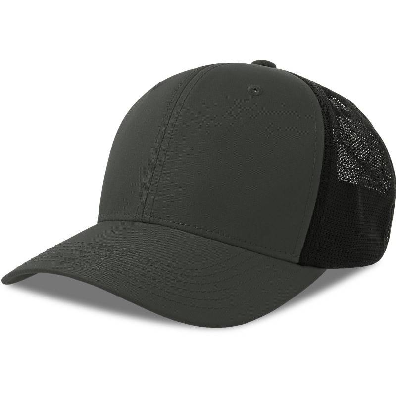 Atlantis | Nila, 6 panelová Trucker šiltovka, sivá Dark - čierna, onesize Atlantis | Nila, 6 panelová Trucker šiltovka, sivá Dark - čierna, onesize