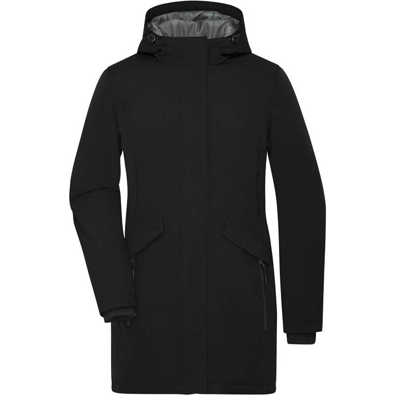 James & Nicholson | JN 1175, Dámska parka, čierna, XS James & Nicholson | JN 1175, Dámska parka, čierna, XS