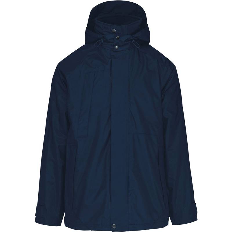 Kariban | K657, 3-v-1 parka, modrá Navy, 4XL Kariban | K657, 3-v-1 parka, modrá Navy, 4XL