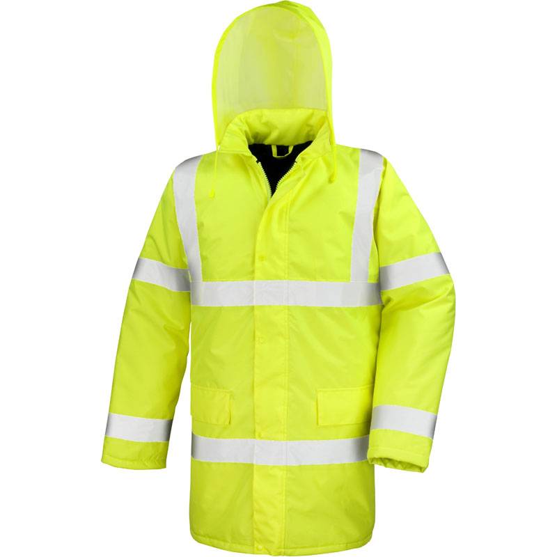 Result Core | R218X, EN ISO 20471:2013 bezpečnostná parka, žltá Ffluorescent, M Result Core | R218X, EN ISO 20471:2013 bezpečnostná parka, žltá Ffluorescent, M