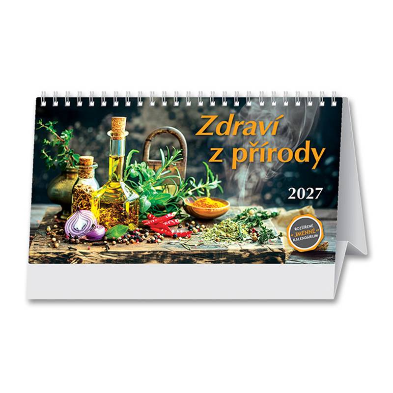 Kalendář 2027 stolní: ZDRAVÍ Z PŘÍRODY Kalendář 2027 stolní: ZDRAVÍ Z PŘÍRODY