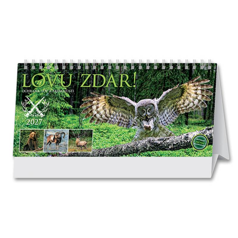 Kalendář 2027 stolní: LOVU ZDAR! Kalendář 2027 stolní: LOVU ZDAR!