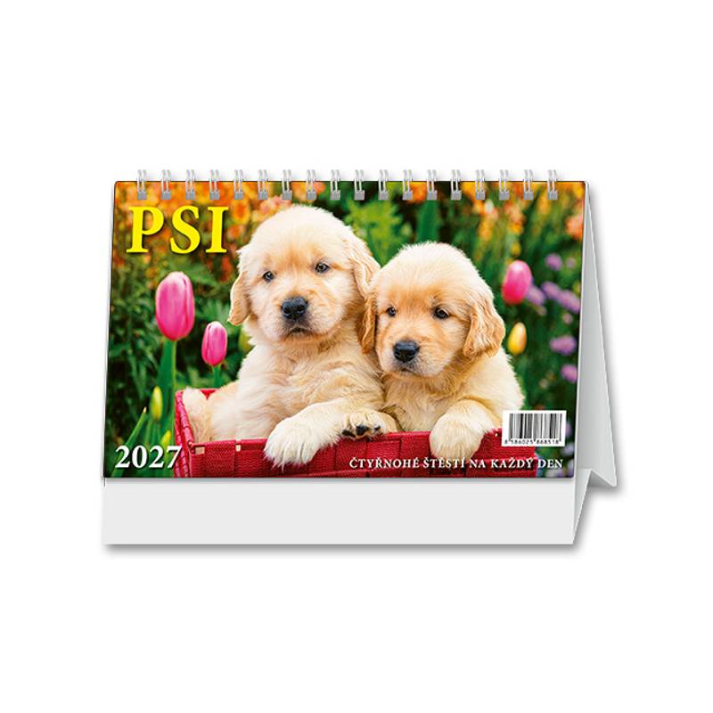Kalendář 2027 stolní: PSI Kalendář 2027 stolní: PSI