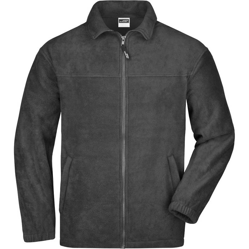 James&Nicholson | JN44, Fleecová bunda, šedá Dark, XL James&Nicholson | JN44, Fleecová bunda, šedá Dark, XL