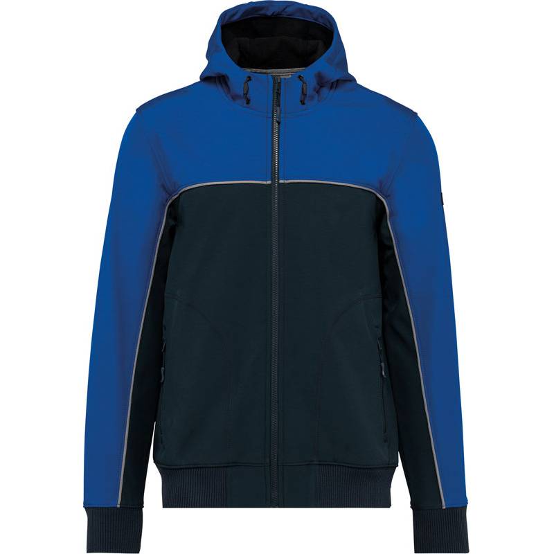 Kariban | WK450, Prac.3-vrstvá softshell bunda, modrá Navy-modrá Royal, M Kariban | WK450, Prac.3-vrstvá softshell bunda, modrá Navy-modrá Royal, M