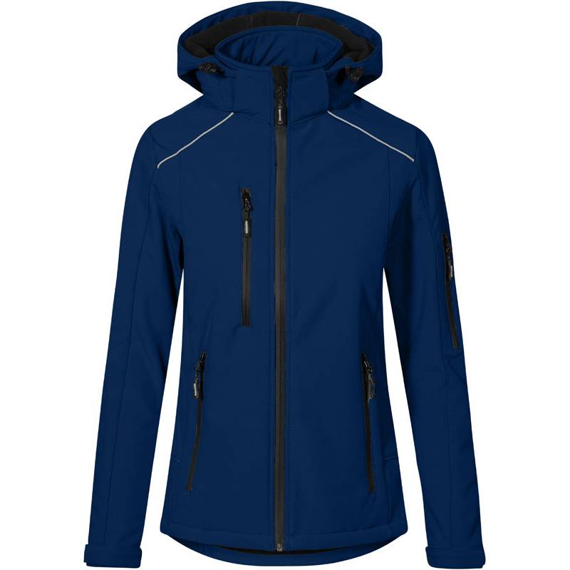 Promodoro | 7855, Dámská 3-vrstvá softshell bunda, modrá Navy, S Promodoro | 7855, Dámská 3-vrstvá softshell bunda, modrá Navy, S