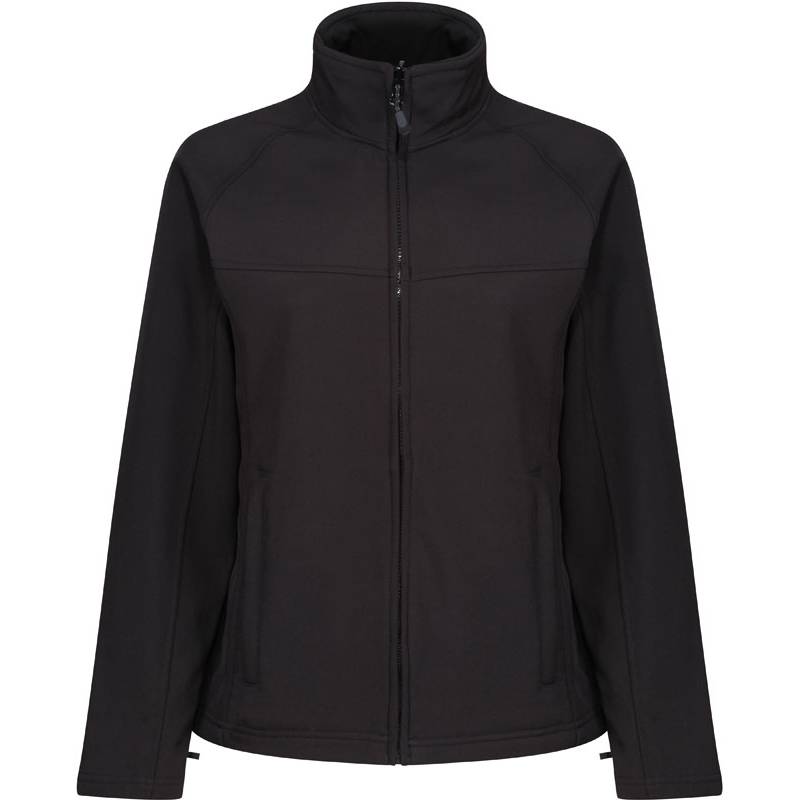 Regatta | TRA645, Dámská 2-vrstvá softshell bunda"Uproar", černá, 22_4XL Regatta | TRA645, Dámská 2-vrstvá softshell bunda"Uproar", černá, 22_4XL