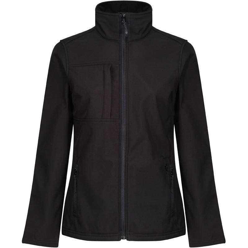 Regatta | TRA689, Dámská 3-vrstvá softshell bunda"Octagon II", černá-černá, 18_XXL Regatta | TRA689, Dámská 3-vrstvá softshell bunda"Octagon II", černá-černá, 18_XXL