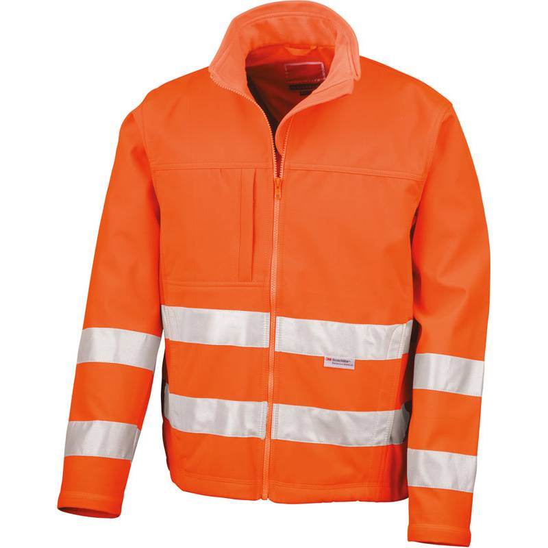 Result|R117X, Bezpečnostná softshell bunda, oranžová Fluo, XXL Result|R117X, Bezpečnostná softshell bunda, oranžová Fluo, XXL