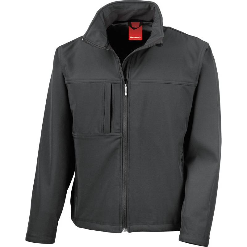 Result | R121F, Dámská 3-vrstvá softshell bunda, černá, S Result | R121F, Dámská 3-vrstvá softshell bunda, černá, S