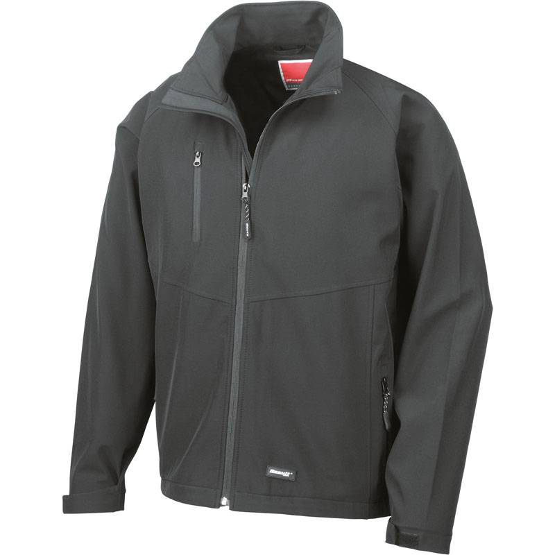 Result | R128M, 2-vrstvá softshell bunda, černá, XS Result | R128M, 2-vrstvá softshell bunda, černá, XS