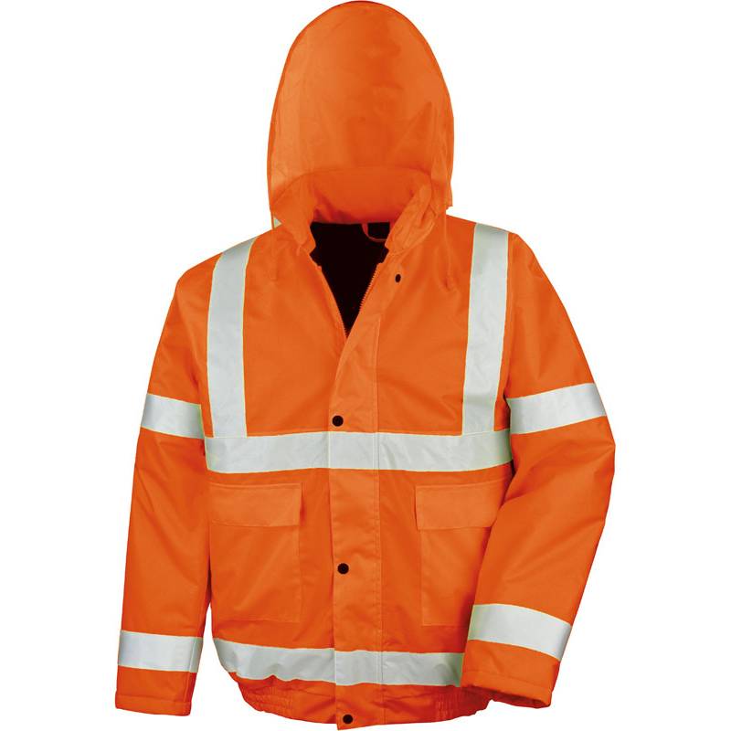 Result Core | R217X, Bezpečnostní zimní bunda"Blouson", oranžová Fluo, S Result Core | R217X, Bezpečnostní zimní bunda"Blouson", oranžová Fluo, S