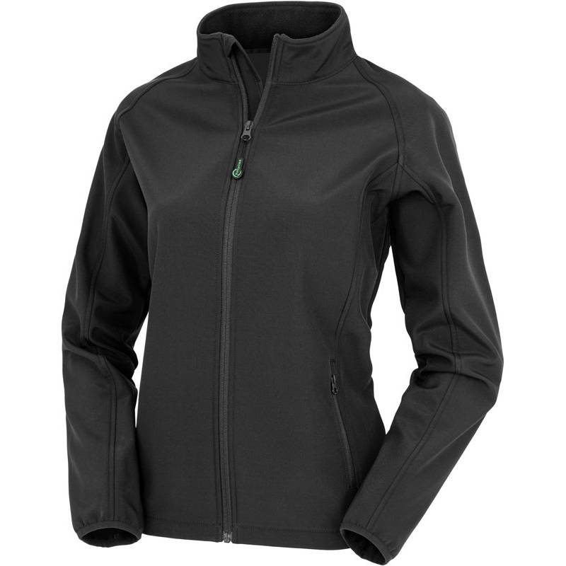 Result Recycled | R901F, Dámská 2-vrstvá softshell bunda "Printable", černá, M Result Recycled | R901F, Dámská 2-vrstvá softshell bunda "Printable", černá, M