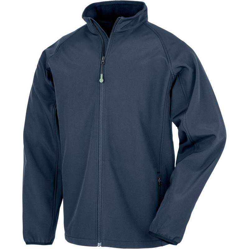 Result Recycled | R901M, Pánská 2-vrstvá softshell bunda"Printable", modrá Navy, S Result Recycled | R901M, Pánská 2-vrstvá softshell bunda"Printable", modrá Navy, S