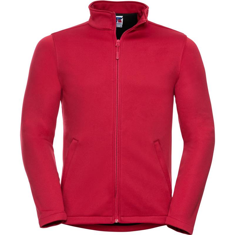 Russell|040M, Pánska 2vrstv.smart softshell bunda, červená Classic, L Russell|040M, Pánska 2vrstv.smart softshell bunda, červená Classic, L