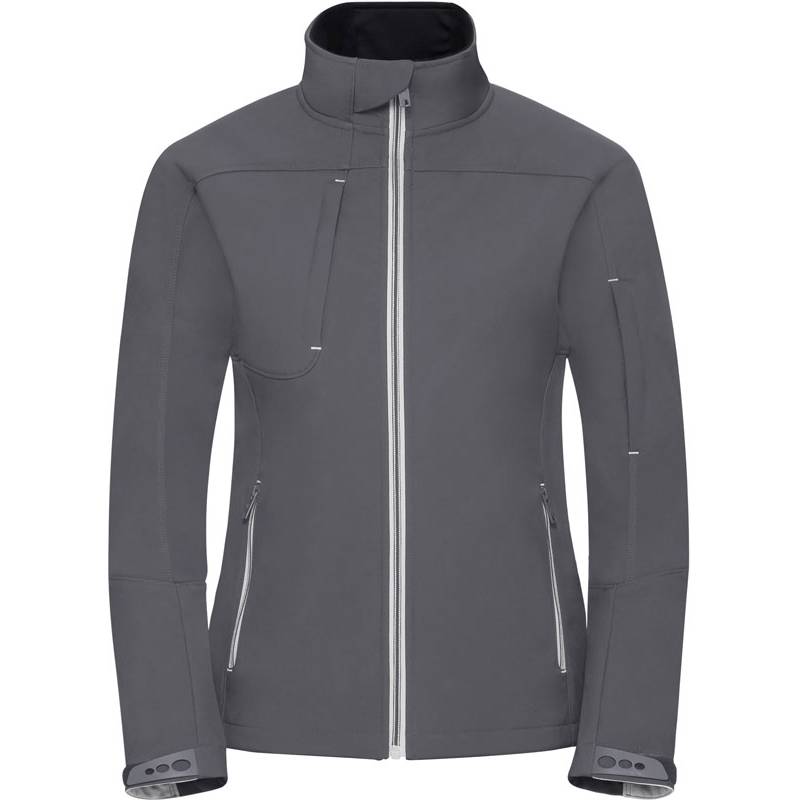 Russell | 410F, Dámská 3-vrstvá Bionic softshell bunda, šedá Iron, L Russell | 410F, Dámská 3-vrstvá Bionic softshell bunda, šedá Iron, L