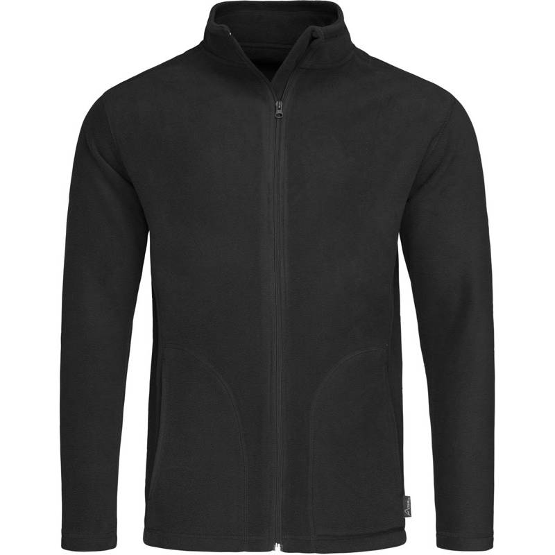 Stedman | Fleece Jacket Men, Pánská fleece bunda, černá Opal, L Stedman | Fleece Jacket Men, Pánská fleece bunda, černá Opal, L