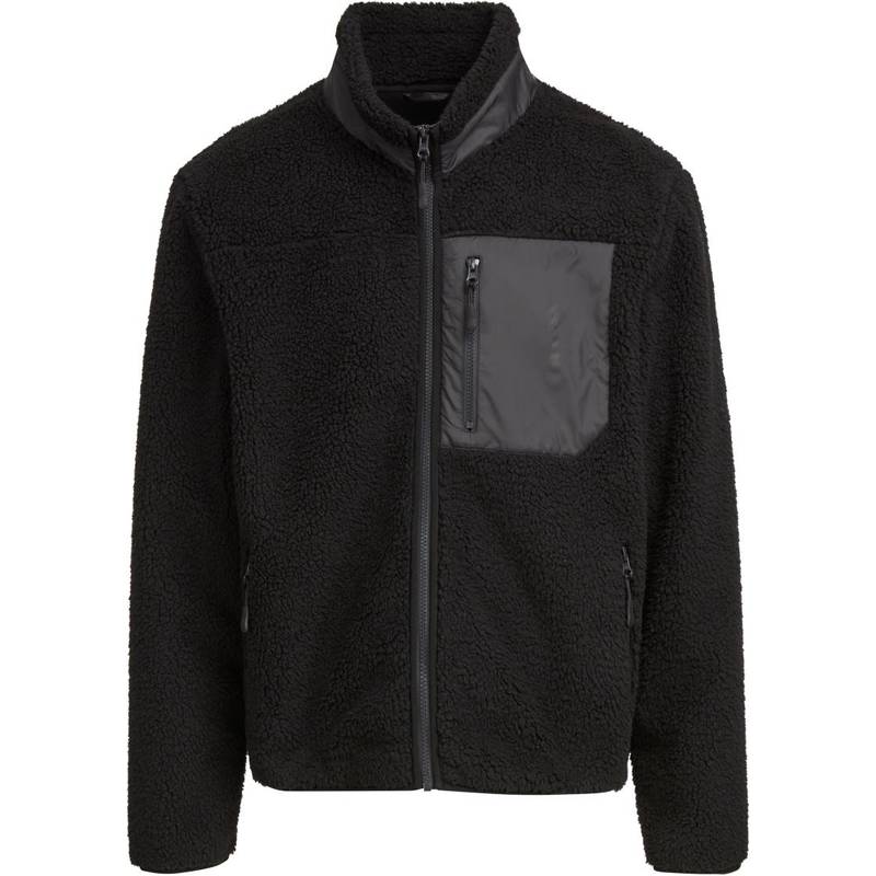 Build your Brand|BY 406, Unisex flís.bunda"Bonded Sherpa", čierna, XS Build your Brand|BY 406, Unisex flís.bunda"Bonded Sherpa", čierna, XS