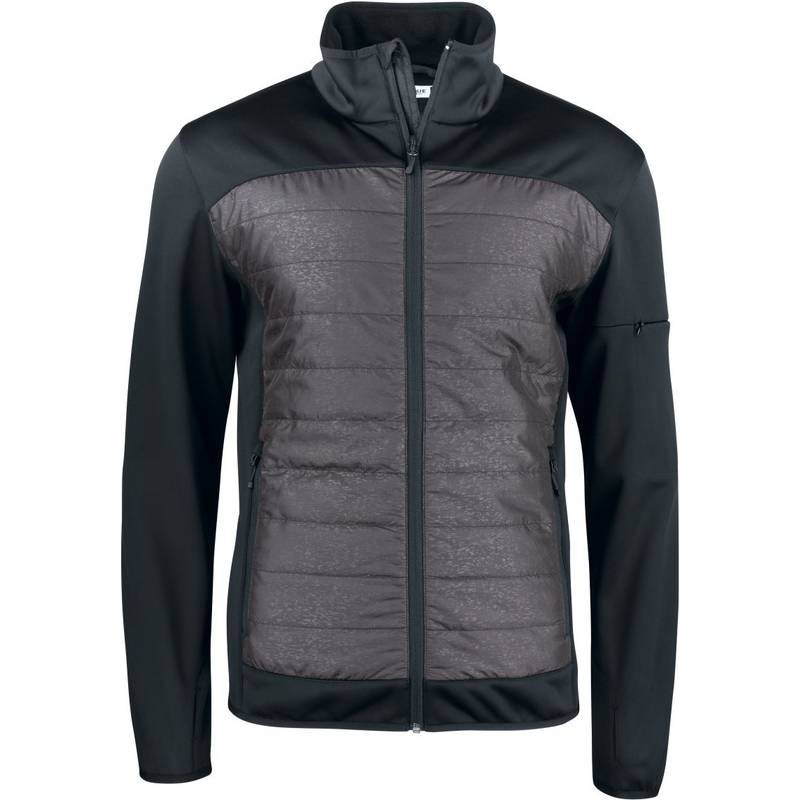 Clique | Custer Jacket Men, Pánská reflexní hybrid.bunda, černá-černá Reflective, M Clique | Custer Jacket Men, Pánská reflexní hybrid.bunda, černá-černá Reflective, M