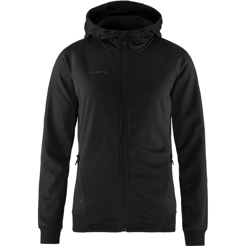 Craft Corp.| ADV Unify Hoodie Jacket W, Dámska bunda s kapuc., čierna, XS Craft Corp.| ADV Unify Hoodie Jacket W, Dámska bunda s kapuc., čierna, XS