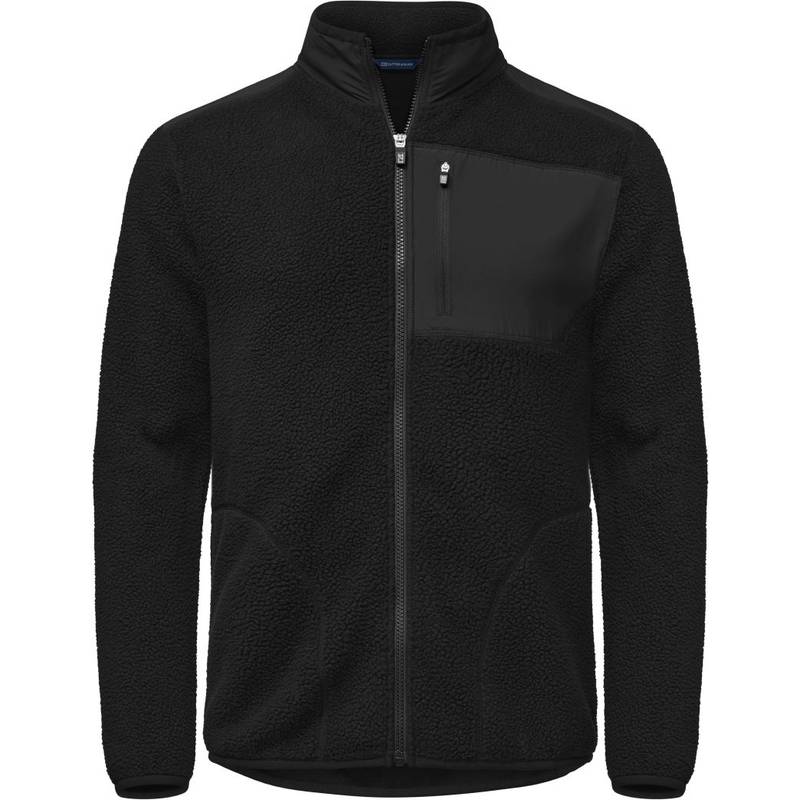 Cutter&Buck | Cascade Sherpa Men, Pánská fleece bunda Sherpa, černá, S Cutter&Buck | Cascade Sherpa Men, Pánská fleece bunda Sherpa, černá, S