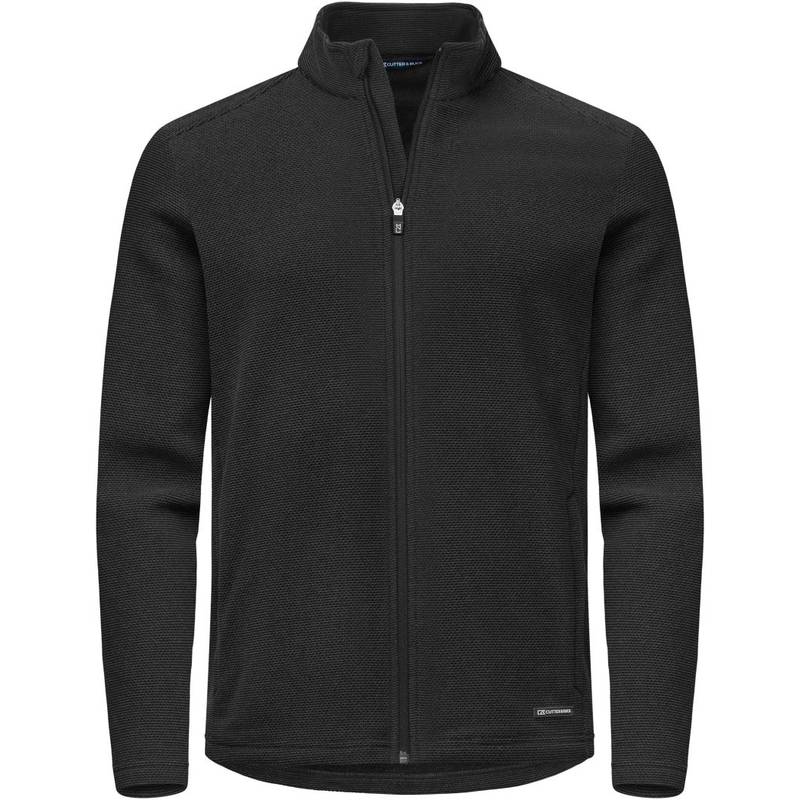 Cutter&Buck|Hunts Fleece Jacket Men, Pánska flís.bunda"Hunts Point", čierna, S Cutter&Buck|Hunts Fleece Jacket Men, Pánska flís.bunda"Hunts Point", čierna, S