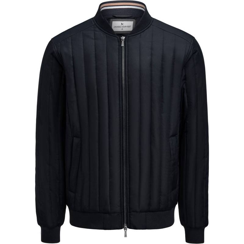 James Harvest | Scarsdale Jacket Men, Pánská prošívaná bunda, černá, S James Harvest | Scarsdale Jacket Men, Pánská prošívaná bunda, černá, S