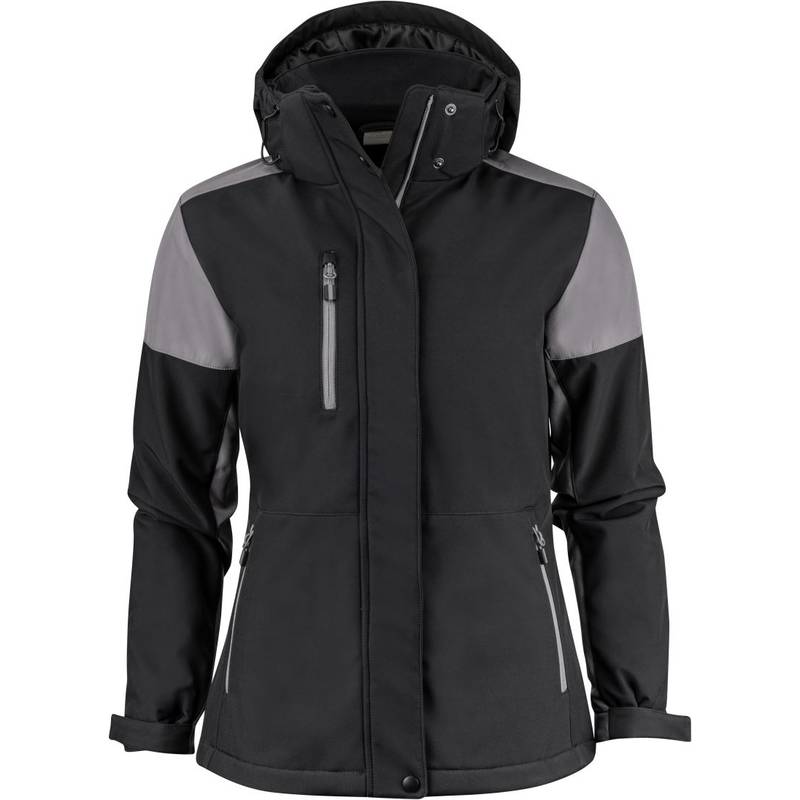 Printer | Prime Padded Softshell, Dámská zimní softshell bunda, černá-Anthracite, XS Printer | Prime Padded Softshell, Dámská zimní softshell bunda, černá-Anthracite, XS