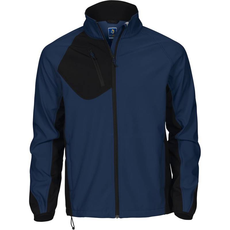 ProJob | 2422 Softshelljacket, Prac.softshell bunda, modrá Navy, 5XL ProJob | 2422 Softshelljacket, Prac.softshell bunda, modrá Navy, 5XL