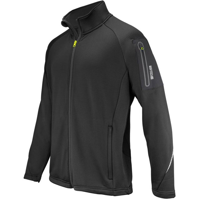 ProJob | 3319 Microfleece Jacket, Prac.bunda z mikrofleecu, černá, XS ProJob | 3319 Microfleece Jacket, Prac.bunda z mikrofleecu, černá, XS