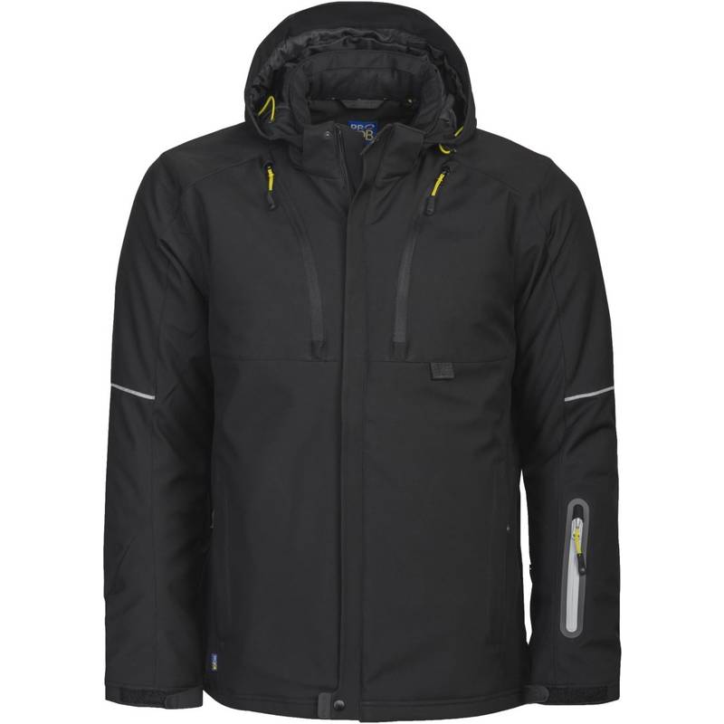 ProJob | 3407 Padded Jacket, Zateplená prac.softshell bunda, černá, XS ProJob | 3407 Padded Jacket, Zateplená prac.softshell bunda, černá, XS