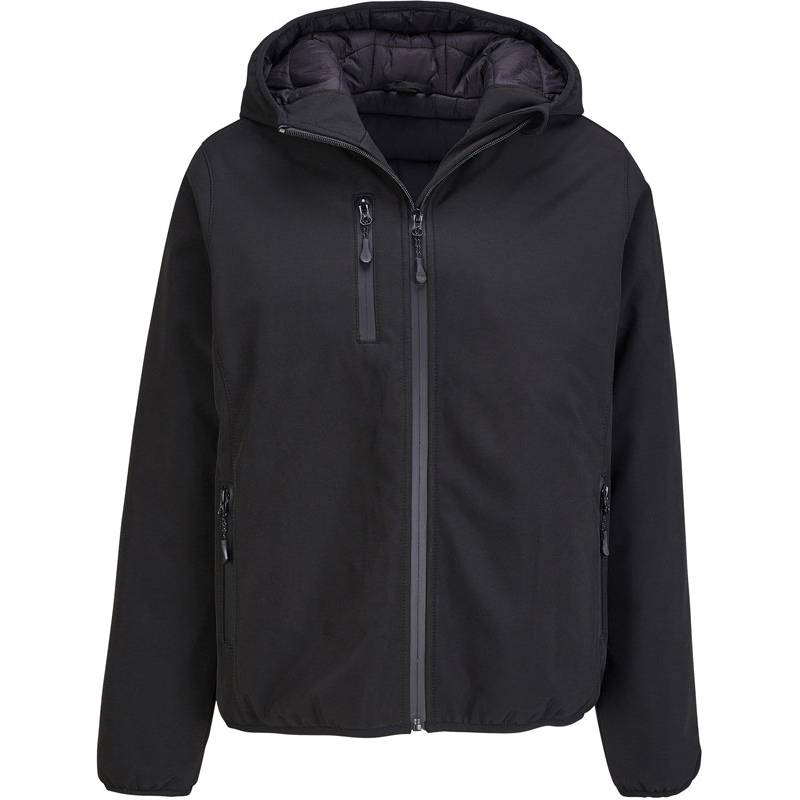 SOL'S|Falcon Padded Women, Dámska 3vrstv.zimná softshell bunda, čierna, XXL SOL'S|Falcon Padded Women, Dámska 3vrstv.zimná softshell bunda, čierna, XXL