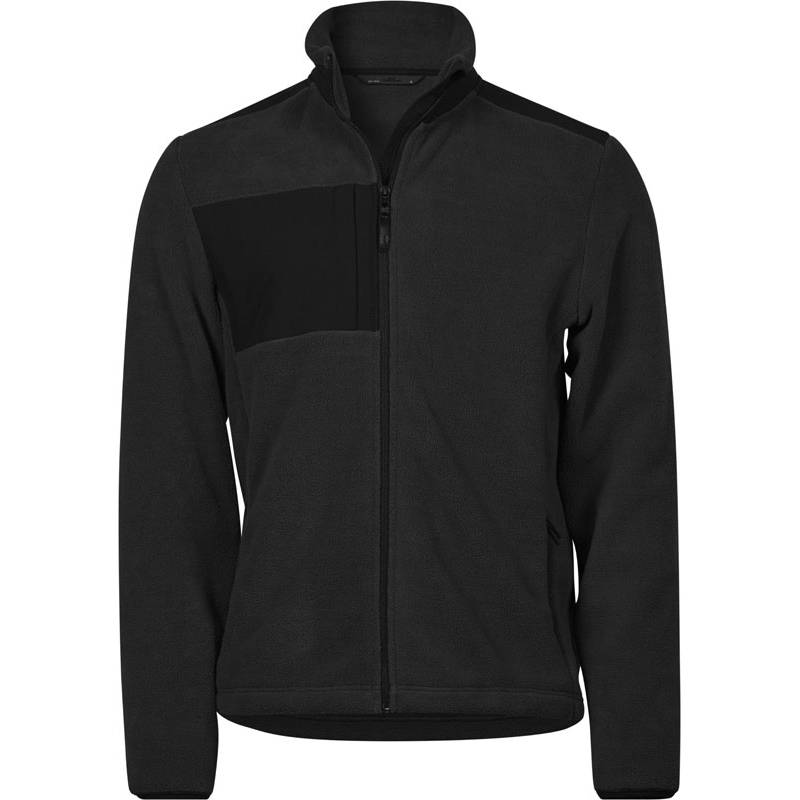 Tee Jays | TJ 9120, Fleecová bunda"Mountain", černá-černá, 4XL Tee Jays | TJ 9120, Fleecová bunda"Mountain", černá-černá, 4XL