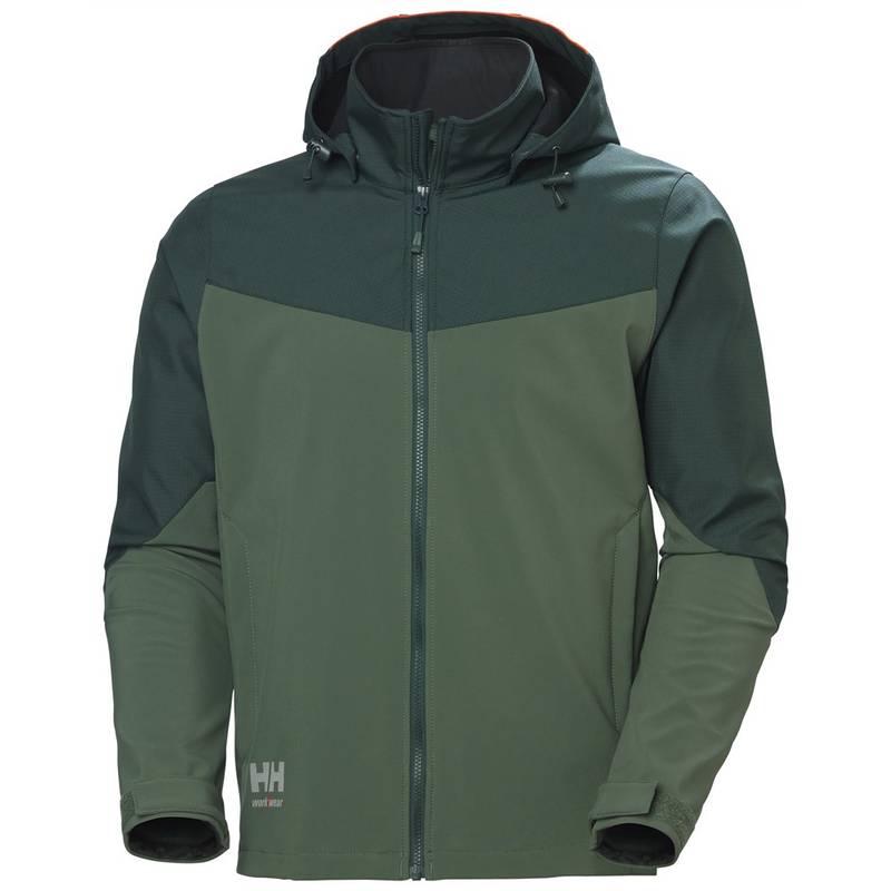 Helly Hansen|Oxford 74290, 3vrstv.softshell bunda s kapuc."Oxford", zelená Spruce, XS Helly Hansen|Oxford 74290, 3vrstv.softshell bunda s kapuc."Oxford", zelená Spruce, XS