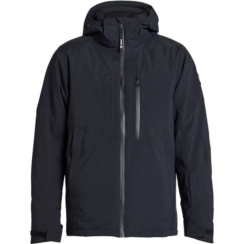 Tenson | Core Ski Jacket M, Pánská lyžařská bunda s kapucí, černá, S Tenson | Core Ski Jacket M, Pánská lyžařská bunda s kapucí, černá, S