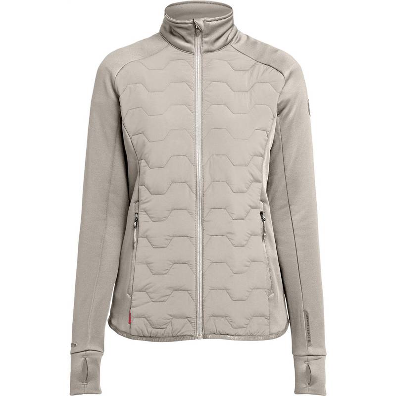 Tenson|TXlite Hybrid Zip Women, Dámska hybrid.bunda, hnedá Sand, M Tenson|TXlite Hybrid Zip Women, Dámska hybrid.bunda, hnedá Sand, M